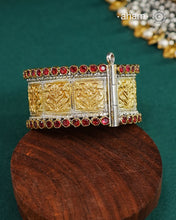 Noori Two Tone Silver Cuff (Size: 2.5, Openable)