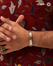 Noori Two Tone Silver Hand Cuff
