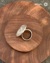 Handcrafted 92.5 sterling silver ring.