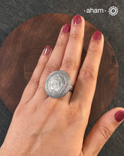 Handcrafted 92.5 sterling silver ring.
