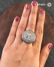 Handcrafted 92.5 sterling silver ring.