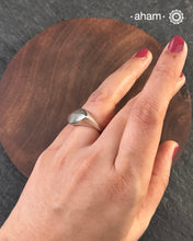 Handcrafted silver ring in 92.5 silver
