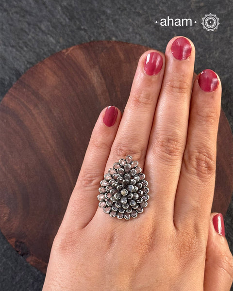 Zircon Silver Ring