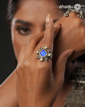 Tribal Silver Ring (Size: 23)