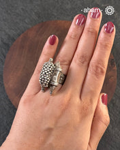 There is something so alluring about vintage tribal jewellery. They carry stories of the place and people they belong to. This beautiful vintage Tribal silver ring will be a great addition to your collection. Please note,&nbsp;It may have slight irregularities because it is a one-of-a-kind vintage piece.