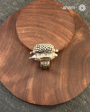 There is something so alluring about vintage tribal jewellery. They carry stories of the place and people they belong to. This beautiful vintage Tribal silver ring will be a great addition to your collection. Please note,&nbsp;It may have slight irregularities because it is a one-of-a-kind vintage piece.