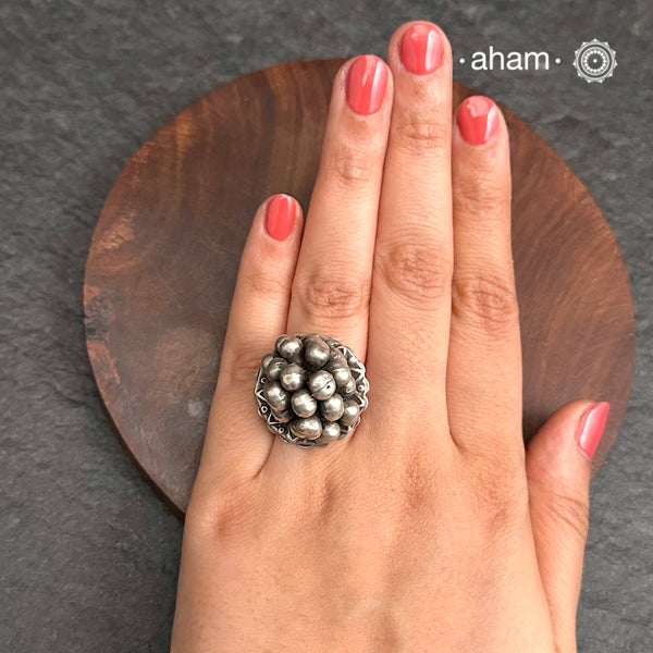 Tribal Silver Gunghroo Ring