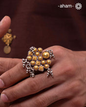 Bandhel Two Tone Silver Ring