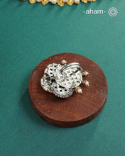 Noori Two Tone Parrot Silver Ring
