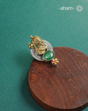 Noori Two Tone Peacock Silver Ring