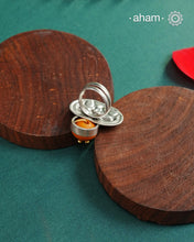 Noori Two Tone Silver Ring