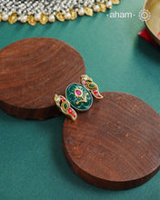 Noori Two Tone Peacock Silver Ring