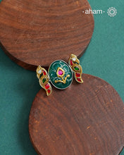 Noori Two Tone Peacock Silver Ring