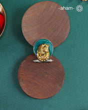 Noori Two Tone Peacock Silver Ring