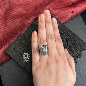 Ira Stone Silver Ring