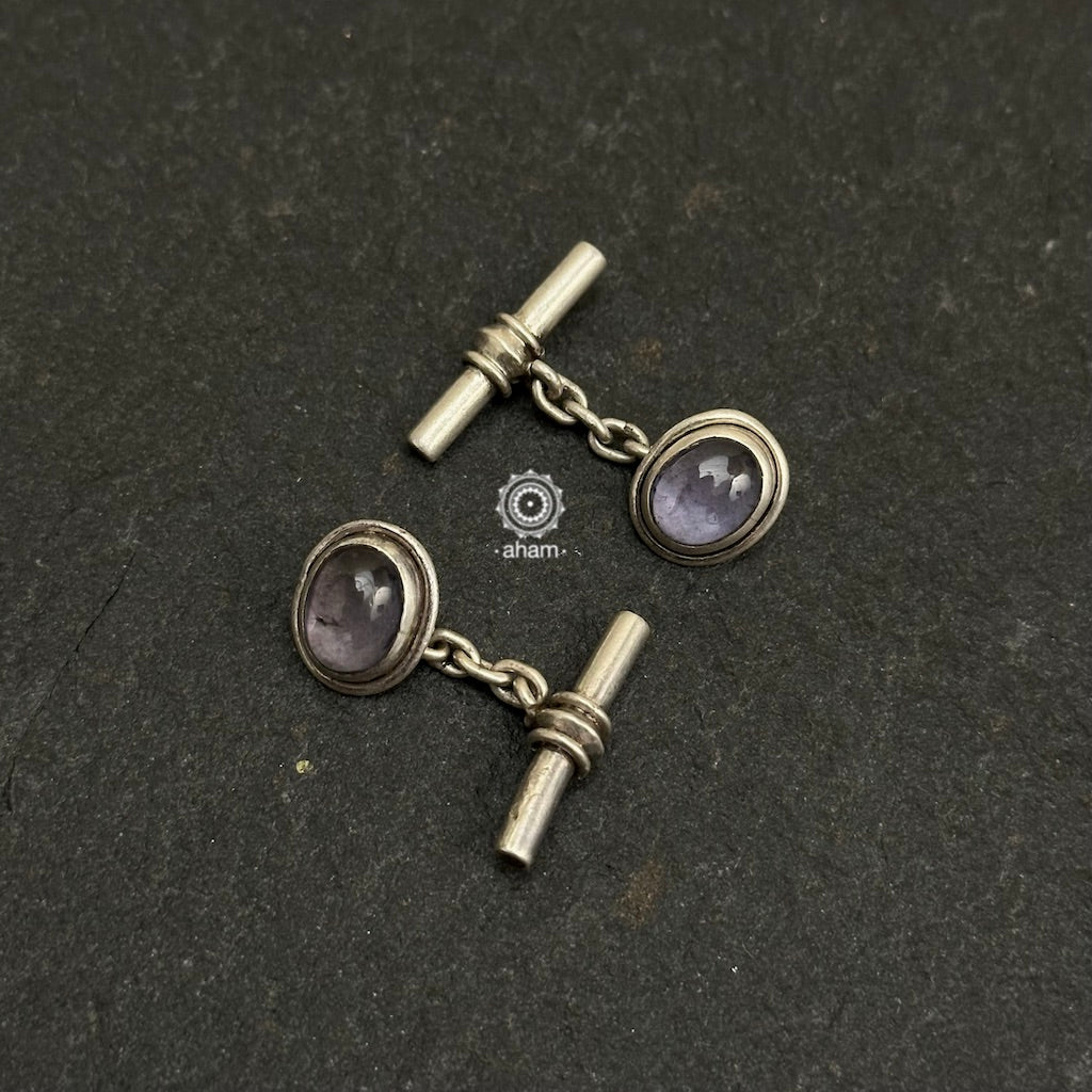Expertly crafted from high-quality 92.5 silver, these Silver Cufflinks are the perfect addition to any gentleman's collection. Meticulously handcrafted, they boast a timeless design that exudes elegance and refinement.