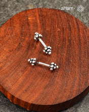 Plain Silver Bugadi (Pair)