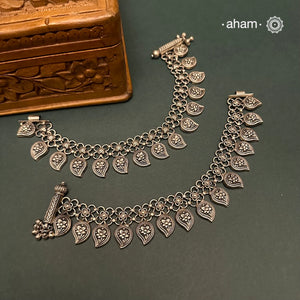 Ambi Silver Anklets