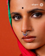 Septum Ring with Kemp stone