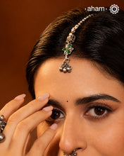 Beautiful Maang tikka made by putting togther some vintage pieces together.
