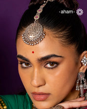 Mewad Cutwork Silver Maang Tikka