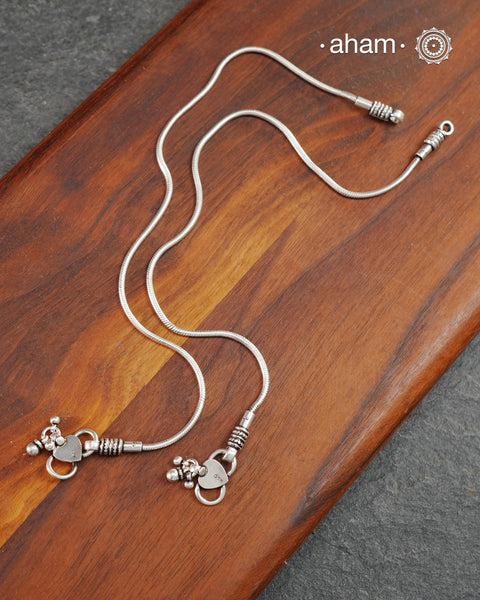 Mewad Silver Anklets