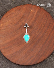 Turquoise Silver Bugadi