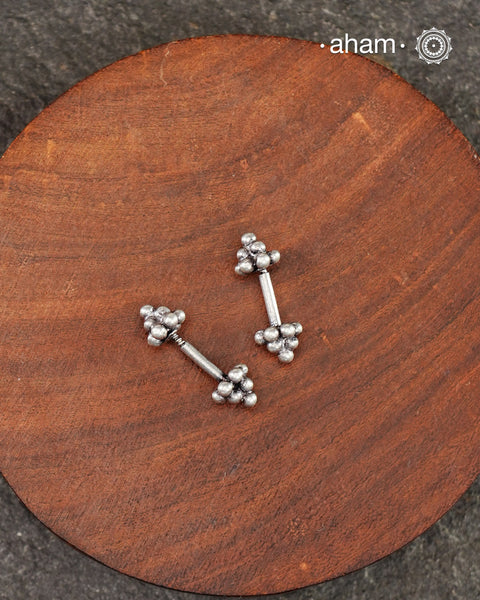 Plain Silver Bugadi (Pair)