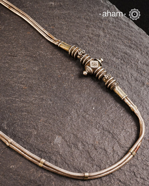 Vintage Silver Waist Belt (30 Inches)