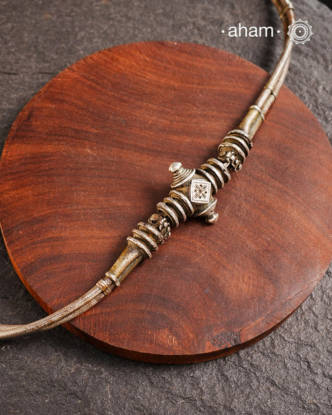 Vintage Silver Waist Belt (30 Inches)