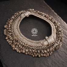 Statement Tribal Silver Anklet