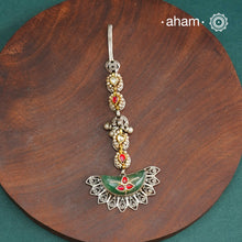 Noori Two Tone Silver Maang Tikka