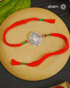 Leaf Silver Rakhi
