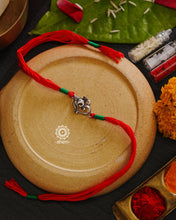 Om Ganesha Silver Rakhi