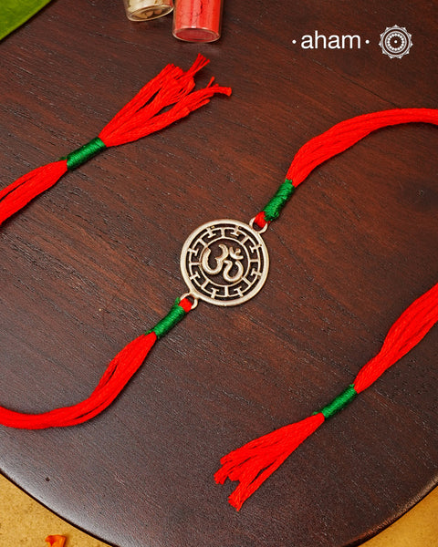 Make this Rakshabandhan memorable with this handcrafted silver Rakhi.

Shagun of Roli (kumkum) and Akshat (Chawal) is shipped along with each individual rakhi&nbsp; (India orders only)