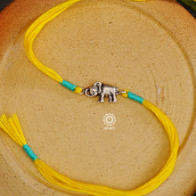 Elephant Silver Rakhi