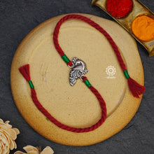 Peacock Silver Rakhi