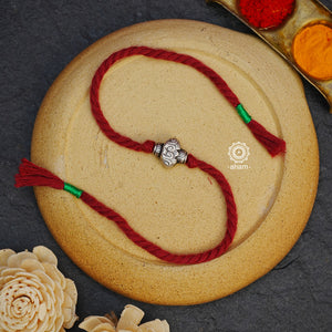 Bead Silver Rakhi