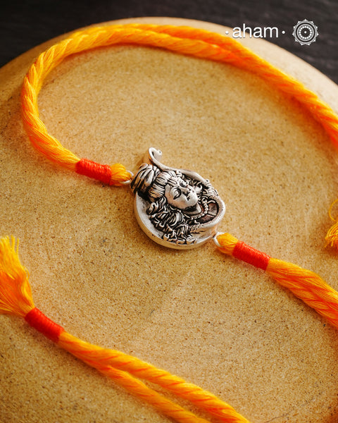 Shiva Silver Rakhi