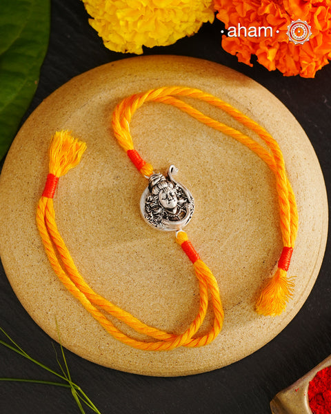 Shiva Silver Rakhi