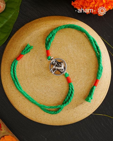 Shree Krishna Silver Rakhi