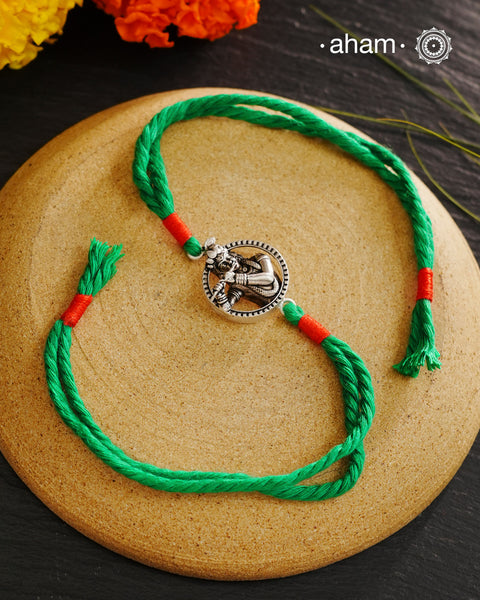 Shree Krishna Silver Rakhi