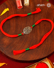 Floral Silver Rakhi