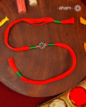 Flower Silver Rakhi