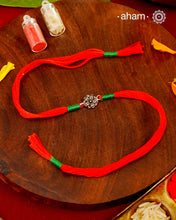 Flower Silver Rakhi