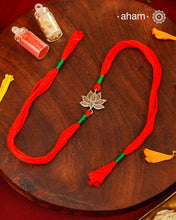 Lotus Silver Rakhi