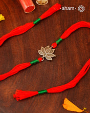Lotus Silver Rakhi