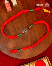 Floral Silver Rakhi
