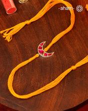 Kundan Chand Silver Rakhi