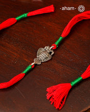 Gandaberunda Silver Rakhi